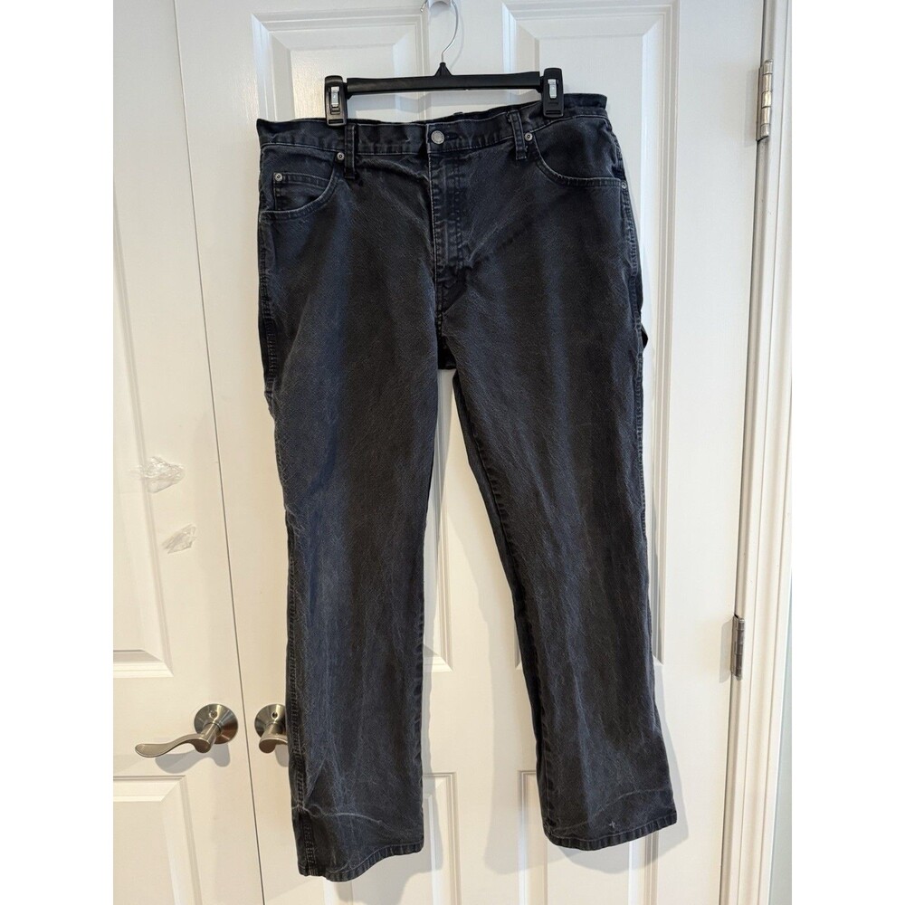 Dickies Men's Workwear Washed Black Carpenter Jeans. 36/32